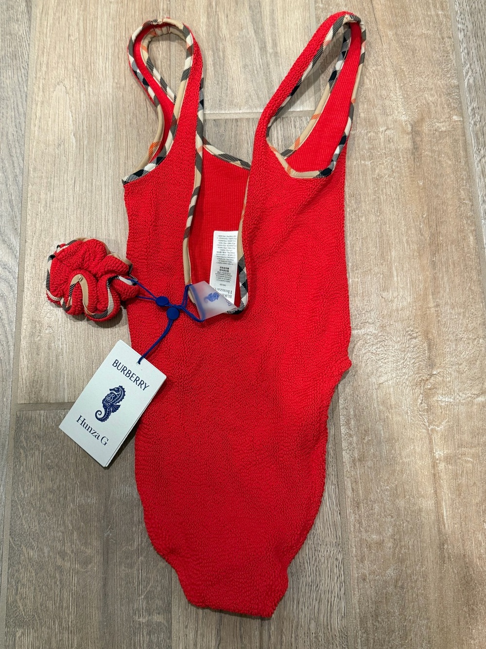NWT Burberry x Hunza G Faye Swim
Red/Check - Picture 5 of 5